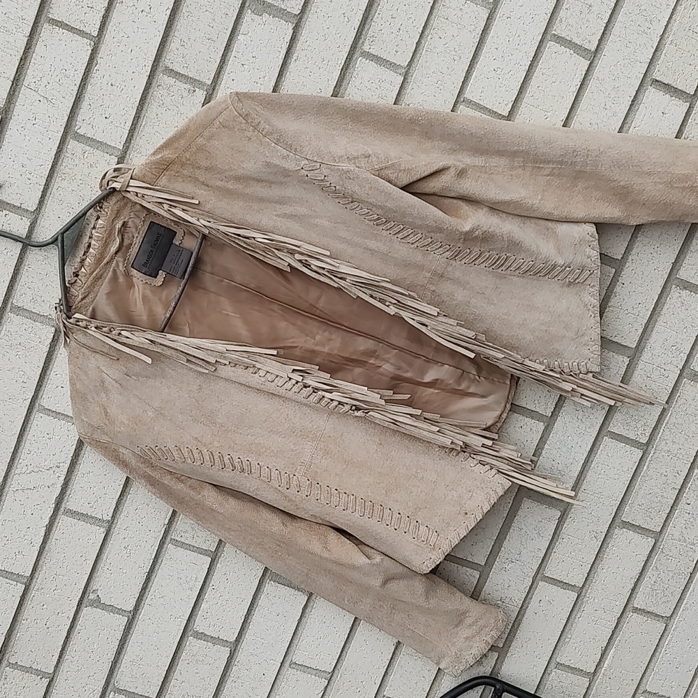 Tan Suade Jacket - Picture 3 of 9